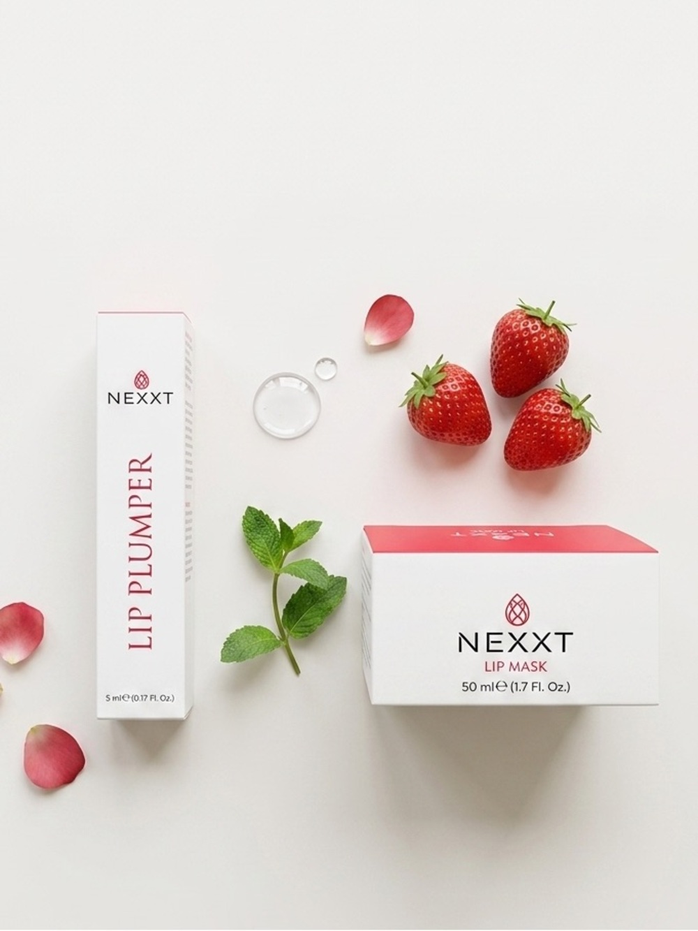 Nexxt Pink Lip Plumper & Mask Set